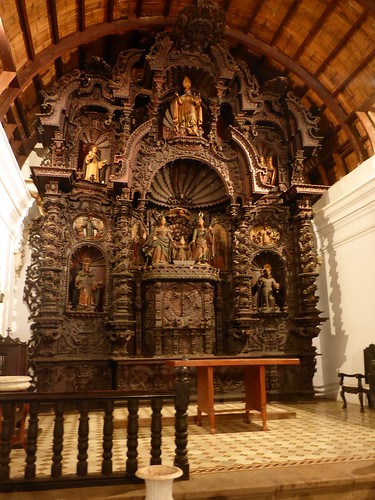 Church alter, with a secret passage to the tunnels